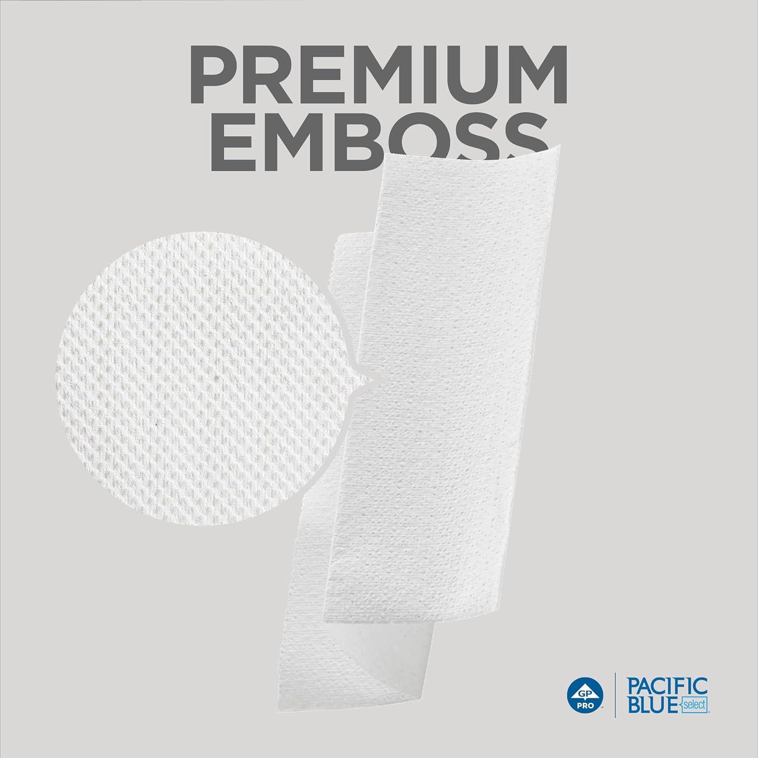image:imagePacific Blue Select Multifold Premium 2Ply Paper Towels Previously Branded Signature by GP PRO GeorgiaPacific White 21000 125 Paper Towels Per Pack 16 Packs Per Case