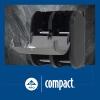 Georgia-Pacific Compact 4-Roll Quad Coreless High-Capacity Toilet Paper Dispenser by GP PRO, Faux Stainless, 56746A. 11.750″ W x 6.900″ D x 13.250″ H(Stainless Finish)