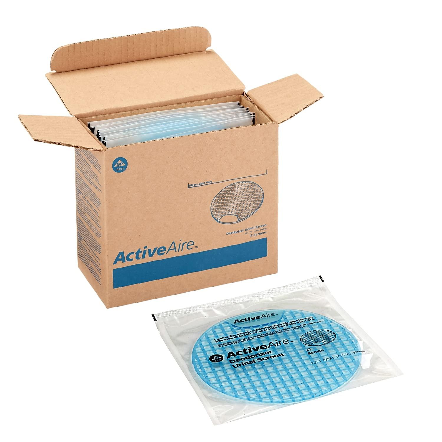 image:imageActiveAire Deodorizer Urinal Screen by GP PRO GeorgiaPacific Coastal Breeze 48270 12 Screens Per CaseCoastal Breeze 12 Screens