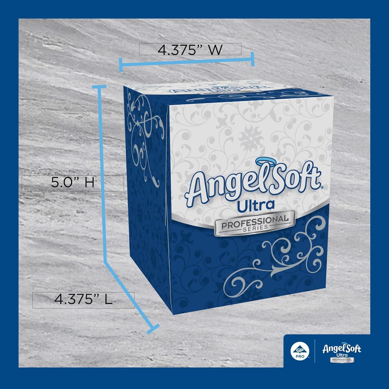 image:imageAngel Soft Ultra Professional Series Premium 2Ply Facial Tissue by GP PRO GeorgiaPacific Flat Box 48560 125 Sheets Per Box 30 Boxes Per CaseWhite