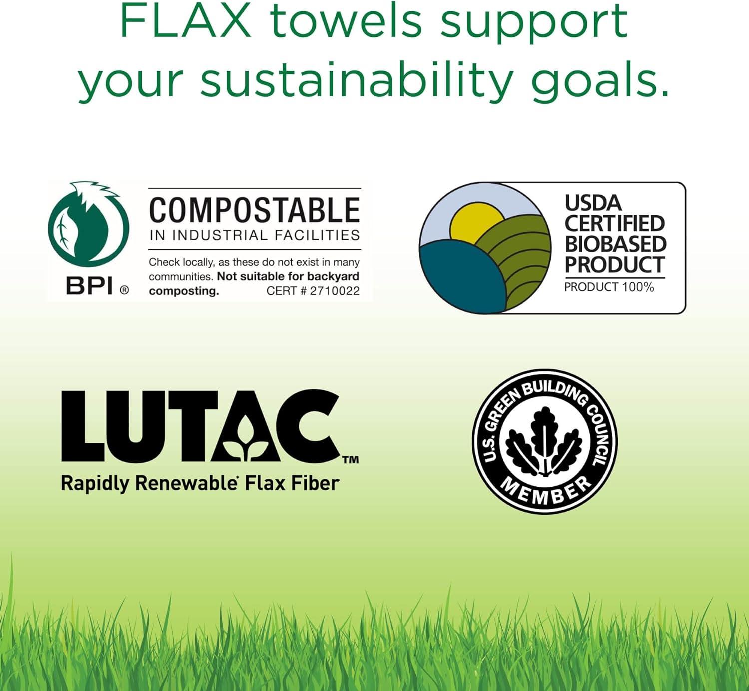image:imageBrawny Industrial 29608 FLAX 900 Heavy Duty Cloths 10 Packs of 72