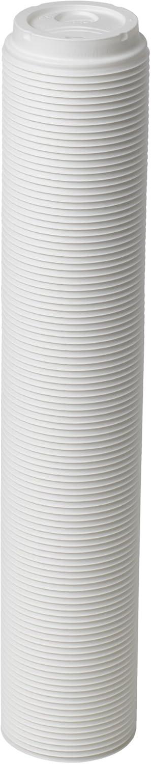 image:imageDixie 8 oz Dome Hot Coffee Cup Lids by GP PRO GeorgiaPacific Black DL9538B 1000 Count 100 Lids Per Sleeve 10 Sleeves Per Case SmallWhite