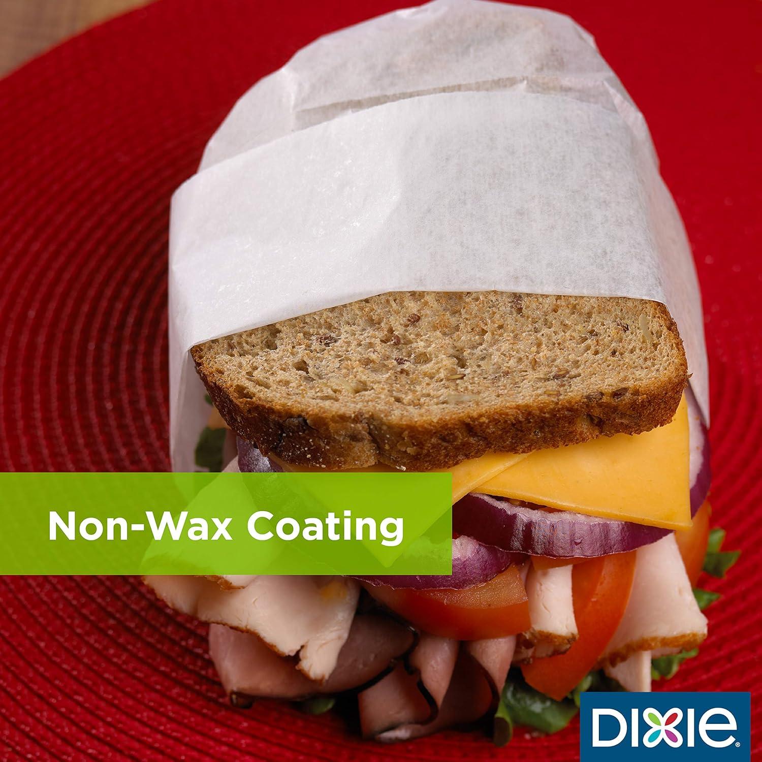 image:imageDixie Ultra Grease Resistant Sandwich Wrap and Liner by GP PRO GeorgiaPacific White GRC1414 14x14 4000 Sheets Per Case 4 Packs of 1000 Sheets