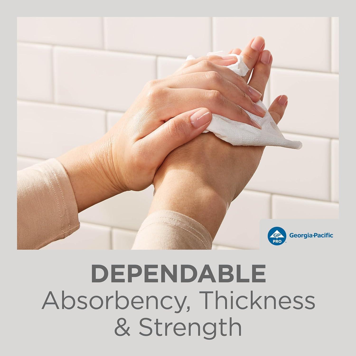 image:imageGP GeorgiaPacific Professional Series Premium 2Ply Multifold Paper Towels by GP PRO White 2344214 150 Towels Per Pack 16 Packs Per Case