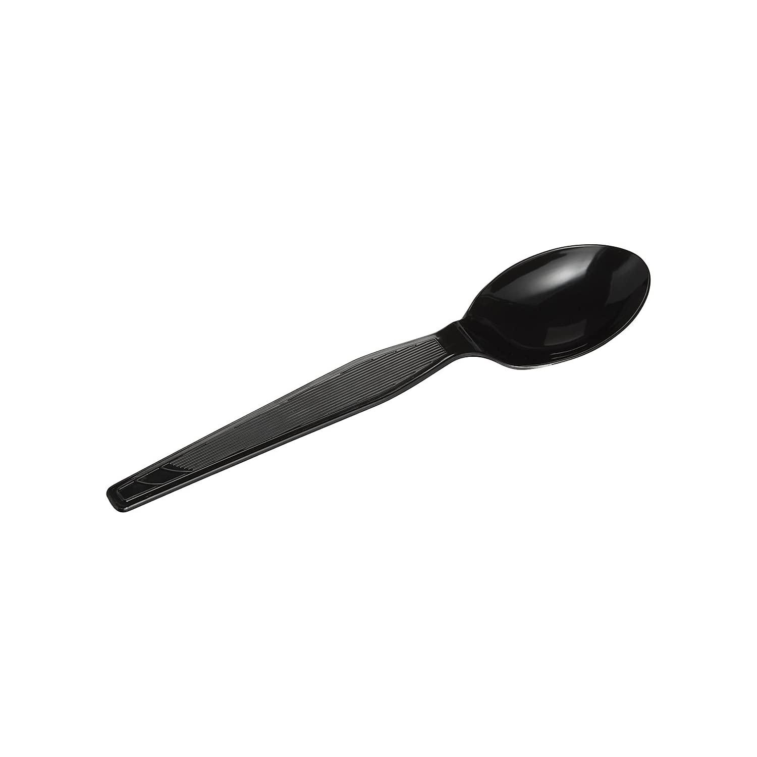image:imageGeorgiaPacific Dixie 6 HeavyWeight Polystyrene Plastic Teaspoon by GP PRO GeorgiaPacific White TH217 Case of 1000Black