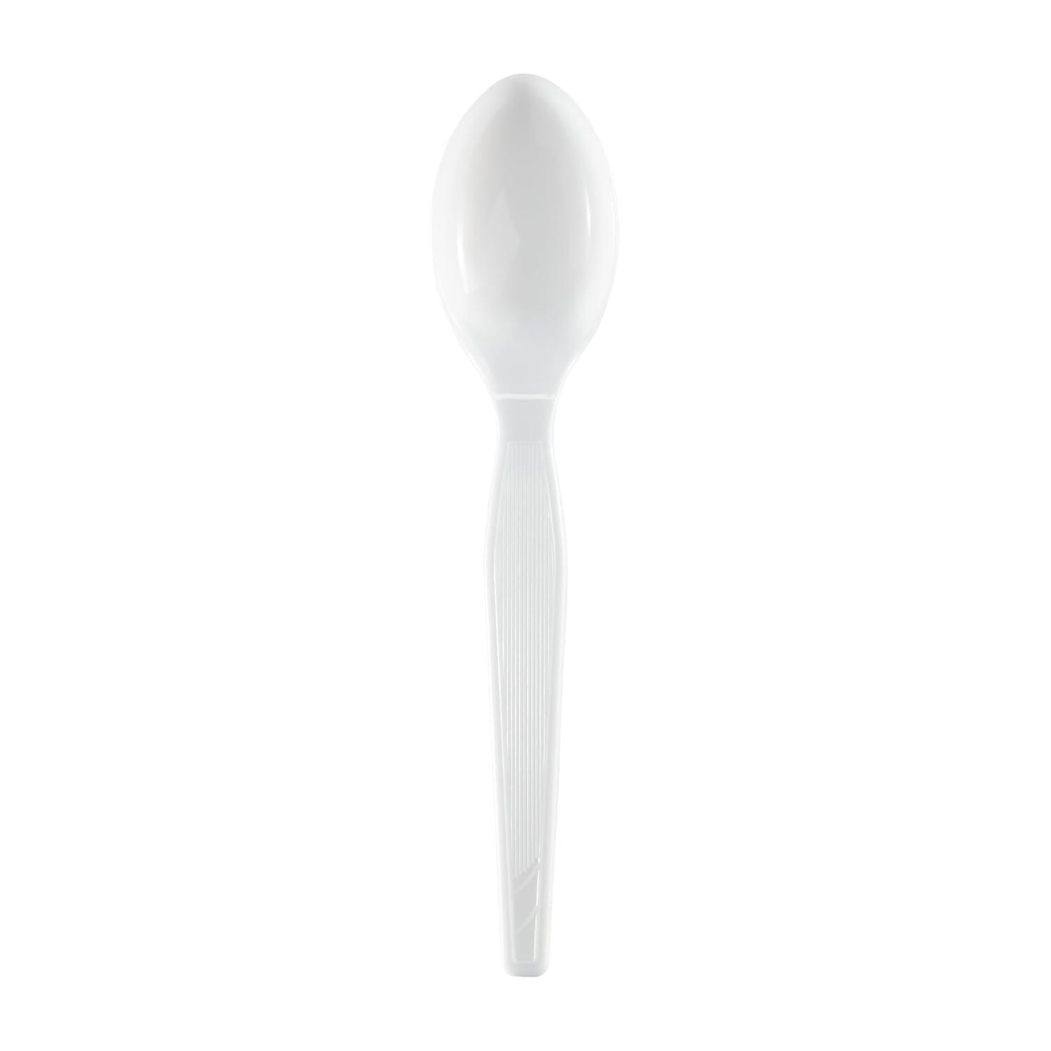image:imageGeorgiaPacific Dixie 6 HeavyWeight Polystyrene Plastic Teaspoon by GP PRO GeorgiaPacific White TH217 Case of 1000White