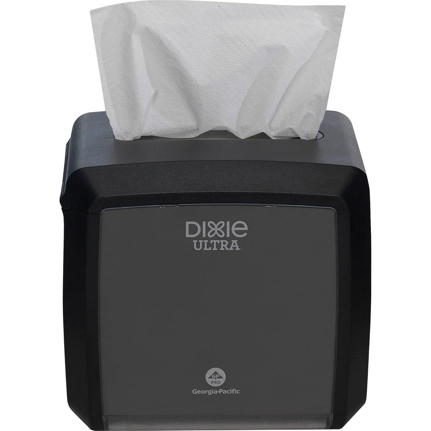 image:imageGeorgiaPacific Dixie Ultra Tabletop Interfold Napkin Dispenser by GP PRO GeorgiaPacific Black 54527A Holds 275 Napkins 7600 W x 6100 D x 7200 HBlack