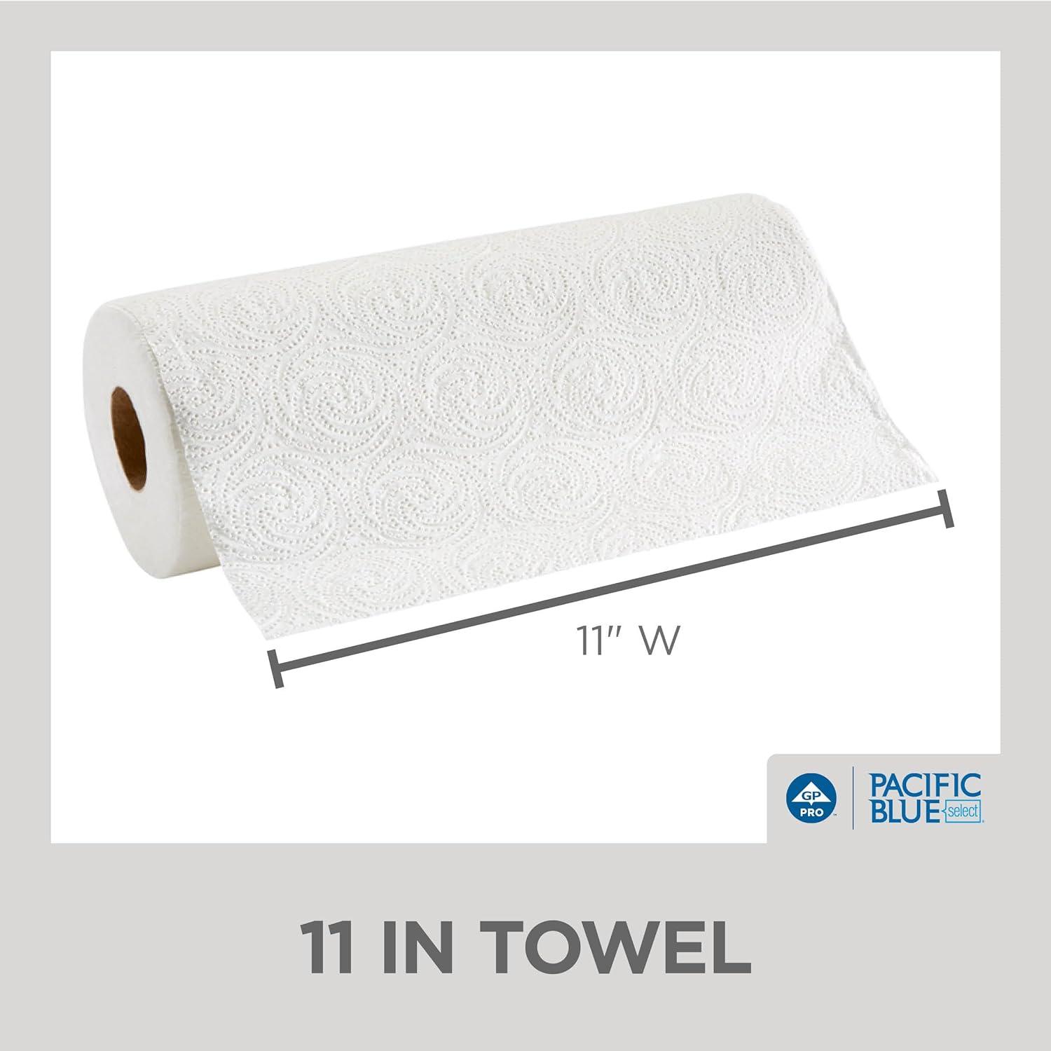 image:imageGeorgiaPacific Pacific Blue Select 2Ply Perforated Roll Paper Towels by GeorgiaPacific Pro 100 Sheets Per Roll 30 Rolls Per Casewhite 27300White