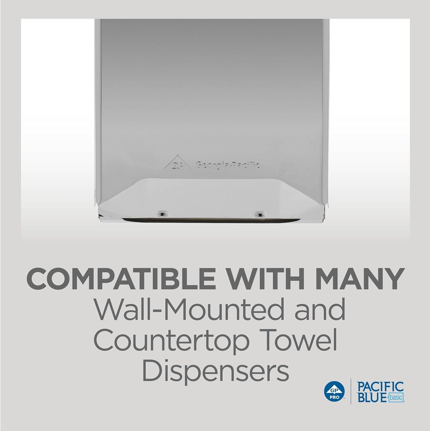 image:imagePacific Blue Basic Multifold Paper Towels by GP PRO GeorgiaPacific White 20204 250 Towels Per Pack 16 Packs Per Case Case of 16 Packs 250 per Pack20204 16 PacksCase