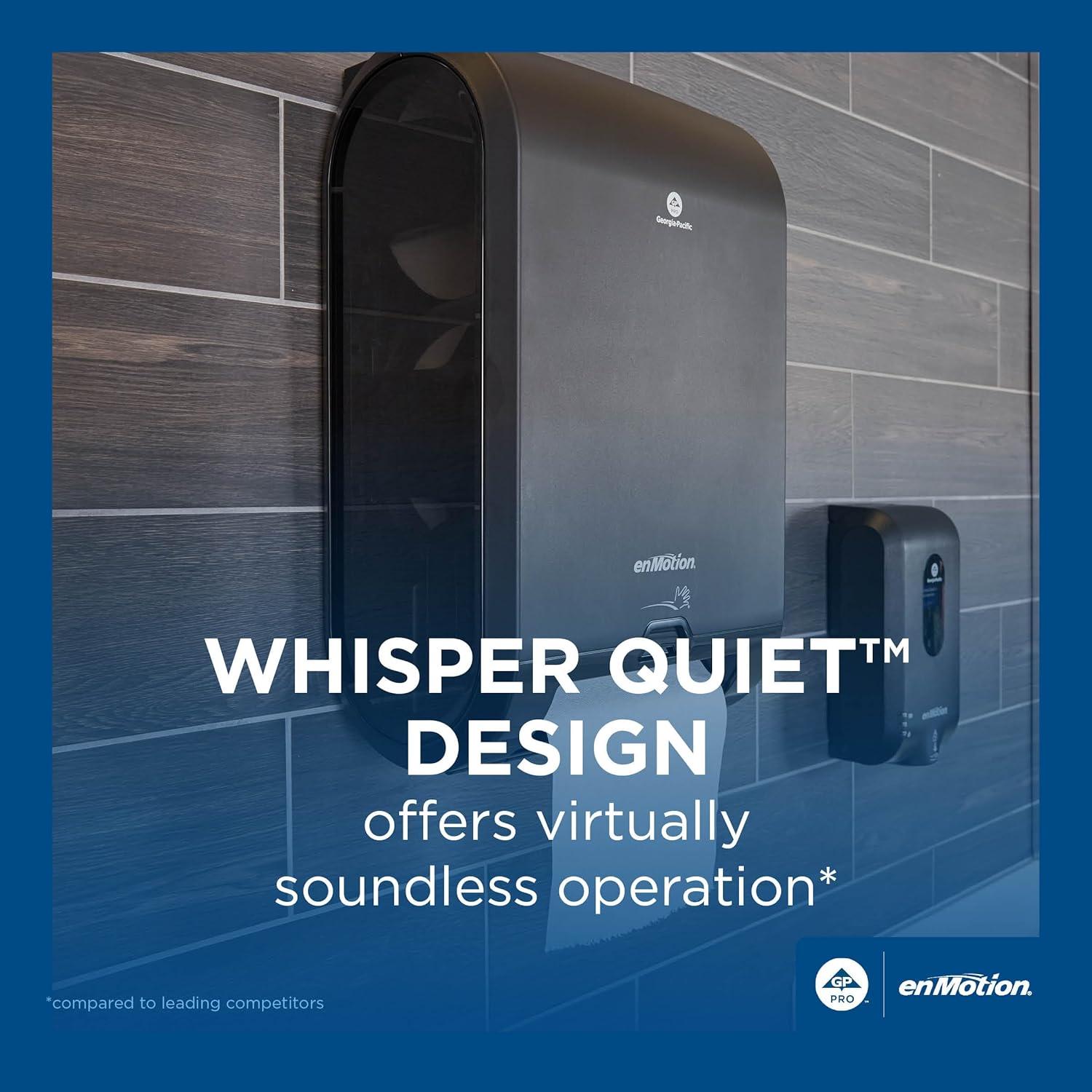 image:imageenMotion Flex Automated Touchless Roll Paper Towel Dispenser by GP PRO GeorgiaPacific Stainless 59766 131 W x 796 D x 2125 H 1 Dispenser