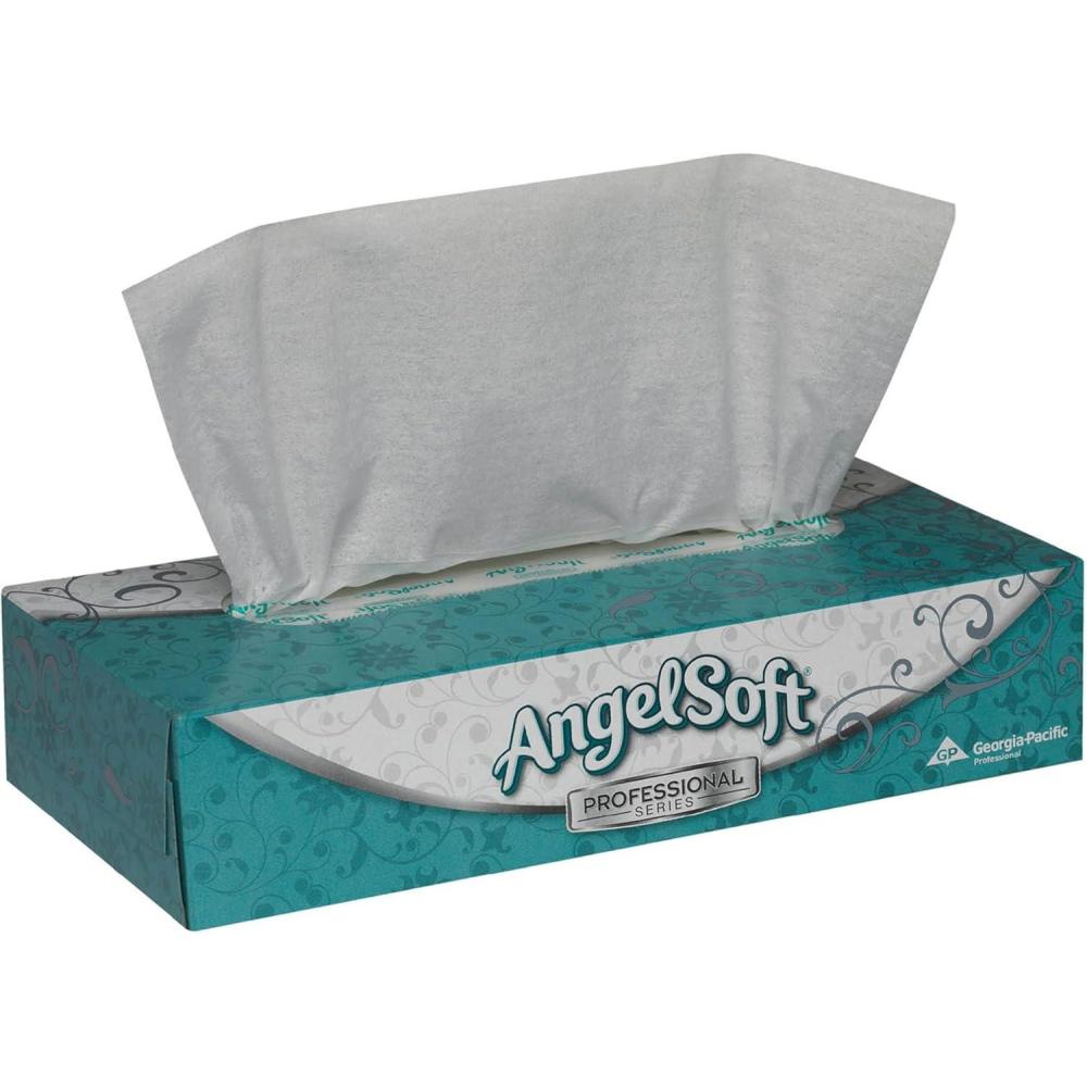 image:imageAngel Soft Professional Series 2Ply Tissues White Box Of 100