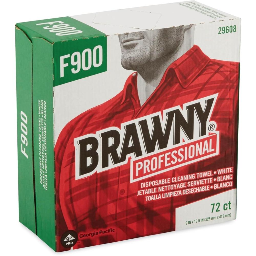 image:imageBrawny Industrial 29608 FLAX 900 Heavy Duty Cloths 10 Packs of 72