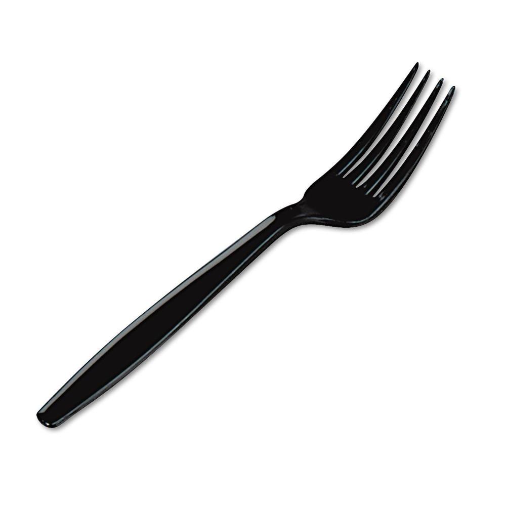 image:imageDixie 713 HeavyWeight Polystyrene Plastic Fork by GP PRO GeorgiaPacific White FH217 Case of 1000 1 BoxCaseBlack