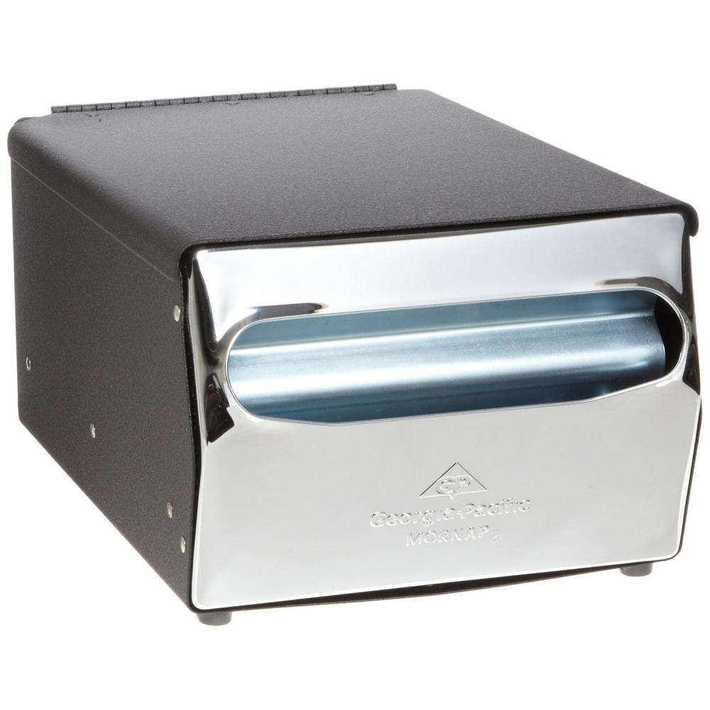 image:imageDixie Countertop FullFold Napkin Dispenser by GP PRO GeorgiaPacific Chrome 51602 75 W x 60 D x 5375 H Black and Chrome788W x 115D x 588H