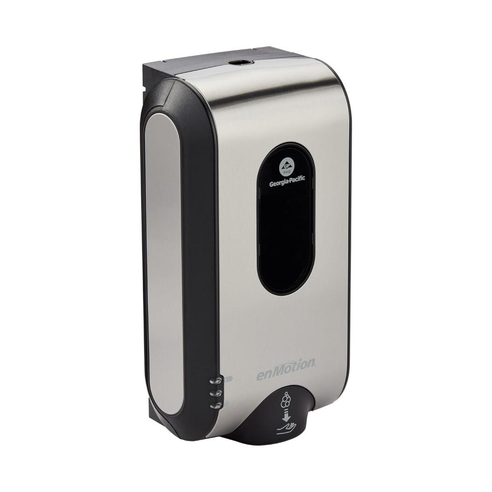 image:imageENMOTION GEN2 AUTOMATED TOUCHLESS SOAP amp SANITIZER Dispenser by GP PRO GEORGIAPACIFIC Stainless Finish 1 Dispenser