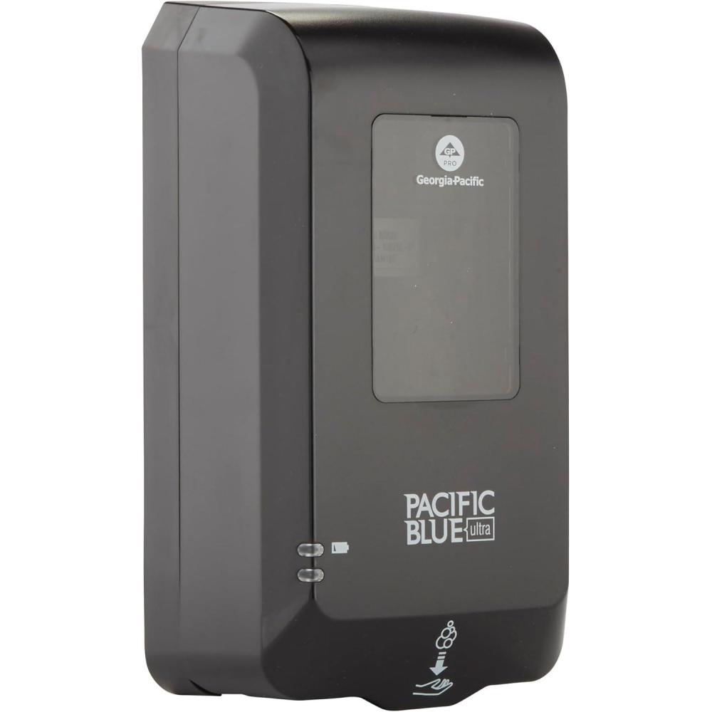 image:imageGeorgiaPacific 53590 Pacific Blue Ultra Automated Soap Dispenser Black Wall Mounted Easy To Install amp Maintain Batteries IncludedBlack