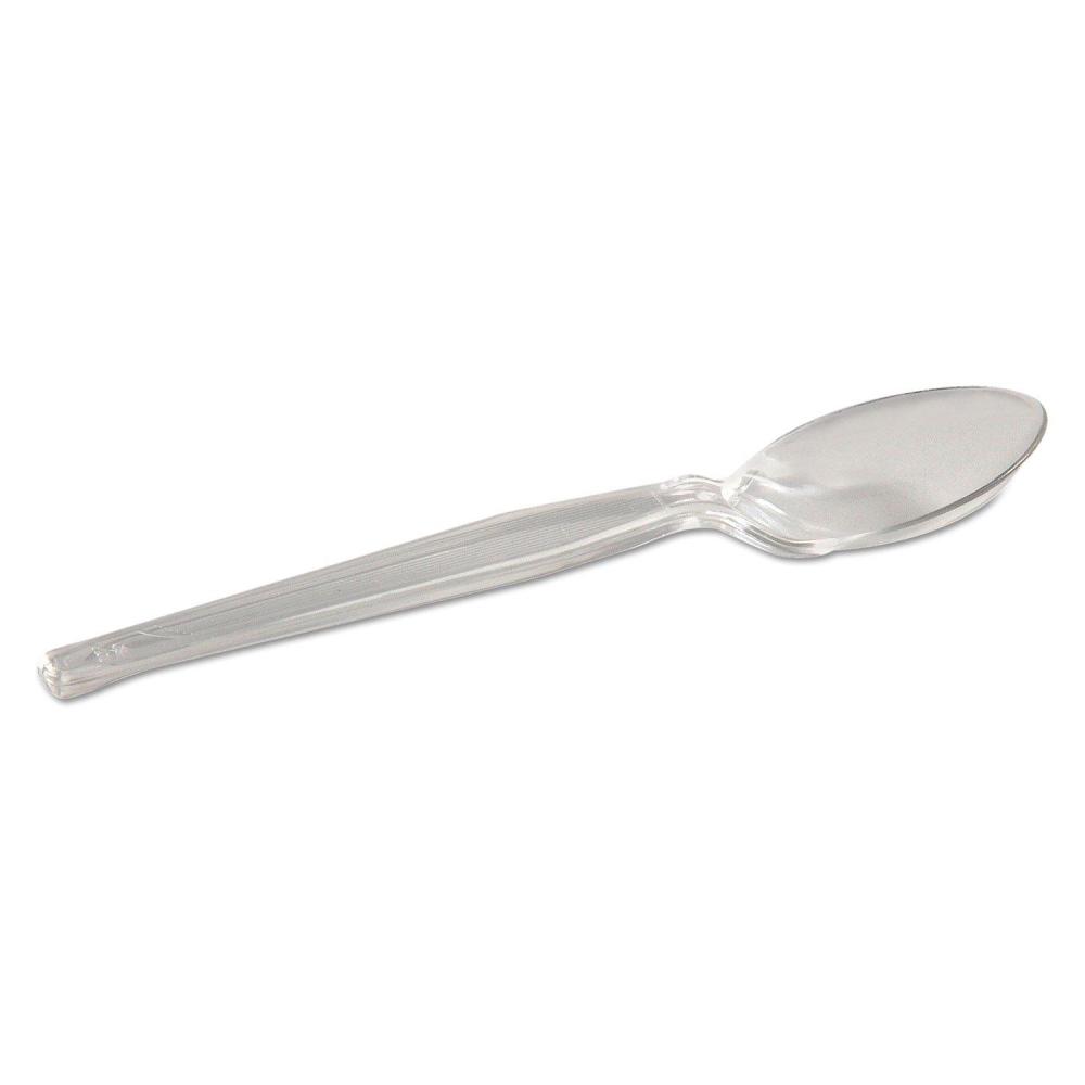 image:imageGeorgiaPacific Dixie 6 HeavyWeight Polystyrene Plastic Teaspoon by GP PRO GeorgiaPacific White TH217 Case of 1000Clear