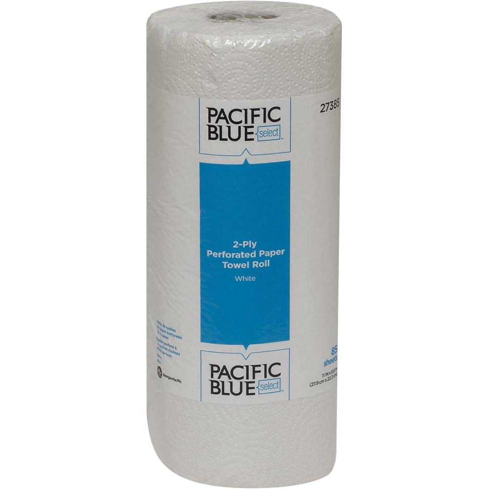 image:imageGeorgiaPacific Pacific Blue Select 2Ply Perforated Roll Paper Towels by GeorgiaPacific Pro 100 Sheets Per Roll 30 Rolls Per Casewhite 27300White