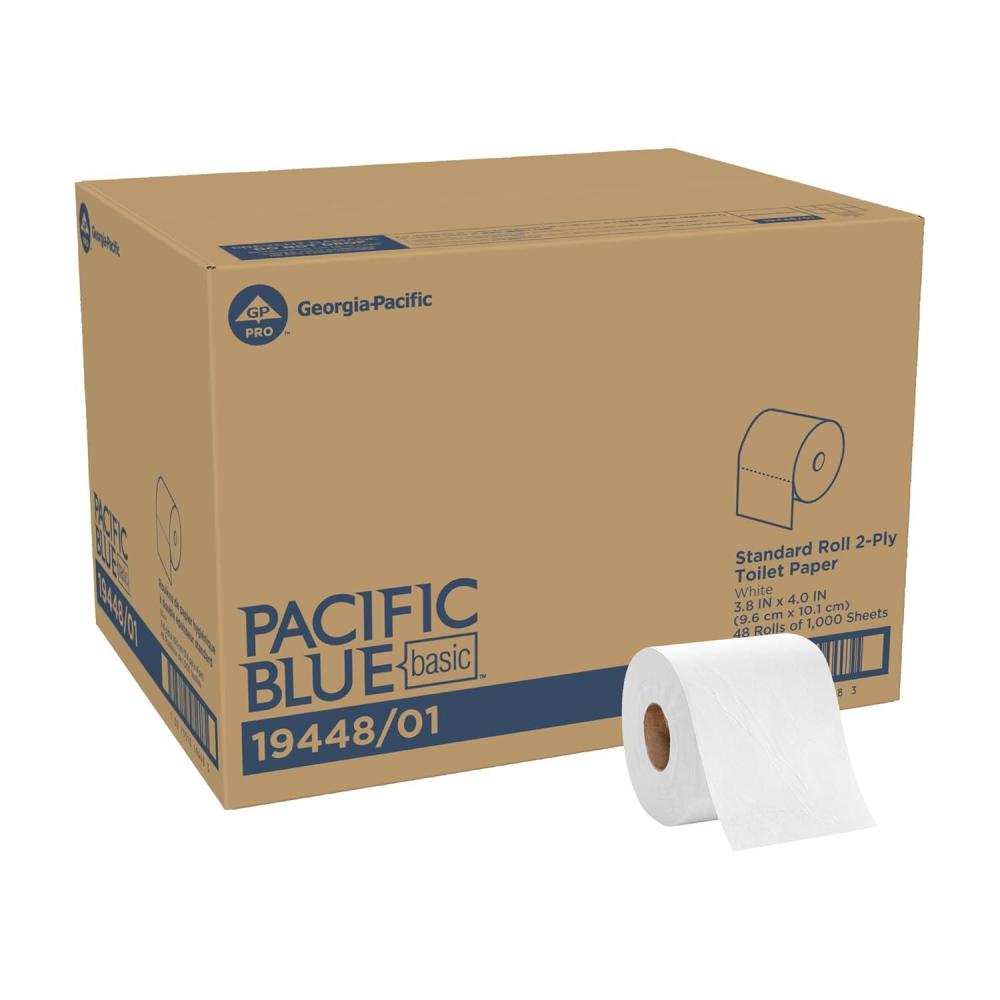 image:imagePacific Blue Select 2Ply Embossed Toilet Paper previously Branded Preference 1824001 550 Sheets Per Roll 40 Rolls Per Case48 Rolls