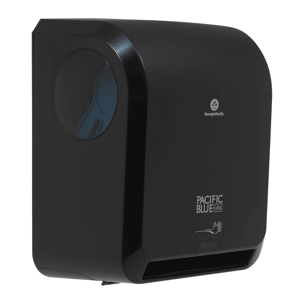 image:imagePacific Blue Ultra 8 HighCapacity Automated Touchless Paper Towel Dispenser by GP PRO GeorgiaPacific Black 59590 129 W x 9 D x 16 H 1 DispenserAutomated dispenser