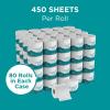 Angel Soft Professional Series by Georgia-Pacific PRO 2-Ply Embossed Toilet Paper, White, Individually Wrapped, 450 Sheets Per Roll, 80 Toilet Tissue Rolls Per Case, 16880(450 Count (Pack of 80))
