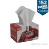 Brawny Professional D400 Disposable Cleaning Towel by GP PRO (Georgia-Pacific), 20080/03, White, 152 Towels Per Box