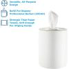 Brawny Professional Perforated Paper Towel Rolls, Disposable Cleaning Towel, 20085, 20 Rolls per Case, 84 Sheets per Roll(White)