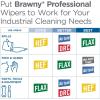 Brawny Professional Perforated Paper Towel Rolls, Disposable Cleaning Towel, 20085, 20 Rolls per Case, 84 Sheets per Roll(White)