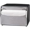 Dixie Countertop Full-Fold Napkin Dispenser by GP PRO (Georgia-Pacific), Chrome, 51602, 7.5″ W x 6.0″ D x 5.375″ H, Black and Chrome(7.5″W x 6″D x 5.375″H)