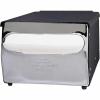 Dixie Countertop Full-Fold Napkin Dispenser by GP PRO (Georgia-Pacific), Chrome, 51602, 7.5″ W x 6.0″ D x 5.375″ H, Black and Chrome(7.88″W x 11.5″D x 5.88″H)