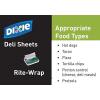 Dixie Rite-Wrap Light-Weight Interfolded Dry Wax Deli Paper by GP PRO (Georgia-Pacific), White, RW106, 10″ W x 10.75″ L (Case of 12 Boxes, 500 Sheets Per Box)(15″ W x 10.75″ L)