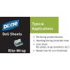 Dixie Rite-Wrap Light-Weight Interfolded Dry Wax Deli Paper by GP PRO (Georgia-Pacific), White, RW106, 10″ W x 10.75″ L (Case of 12 Boxes, 500 Sheets Per Box)(15″ W x 10.75″ L)
