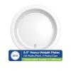 Dixie Ultra 10 Inch Heavy-Weight Paper Plates By GP PRO, Pathways Botanical Design, 500 Count (125 Disposable Plates Per Pack, 4 Packs Per Case), SXP10PATH(White)