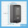 Georgia-Pacific (53590) Pacific Blue Ultra Automated Soap Dispenser, Black, Wall Mounted, Easy To Install & Maintain, Batteries Included(Black)