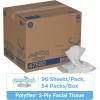 Georgia-Pacific Angel Soft Professional Series 2-Ply Facial Tissue (48580), 100 Sheets Per Box, 30 Tissue Flat Boxes Per Bulk Case(1 Count (Pack of 54))