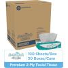 Georgia-Pacific Angel Soft Professional Series 2-Ply Facial Tissue (48580), 100 Sheets Per Box, 30 Tissue Flat Boxes Per Bulk Case(100 Count (Pack of 30))