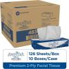 Georgia-Pacific Angel Soft Ultra Professional Series Premium 2-Ply Facial Tissue (4636014), 96 Sheets Per Box, 10 Tissue Cube Boxes Per Case(Flat)