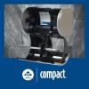 Georgia-Pacific Compact 2-Roll Side-by-Side Coreless High-Capacity Toilet Paper Dispenser by GP PRO (Georgia-Pacific), Stainless, 56798, 10.120″ W x 6.750″ D x 7.120″ H, Stainless Steel
