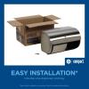 Georgia-Pacific Compact 2-Roll Side-by-Side Coreless High-Capacity Toilet Paper Dispenser by GP PRO (Georgia-Pacific), Stainless, 56798, 10.120″ W x 6.750″ D x 7.120″ H, Stainless Steel
