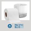 Georgia-Pacific Pacific Blue Basic 2-Ply Embossed Toilet Paper,19880/01, 550 Sheets Per Roll, 80 Rolls Per Case