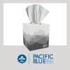 Georgia-Pacific Pacific Blue Basic 2-Ply Facial Tissue (47510), 100 Sheets Per Box, 36 Cube Boxes Per Bulk Case