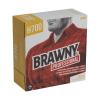 Georgia-Pacific Professional 25024 Brawny Industrial Heavy Duty Qrtrfld Shop Towels, 13×13, White, 70 Per Pack (Case of 12 Packs)(White)
