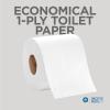 Pacific Blue Basic 1-Ply Embossed Toilet Paper (Previously Branded Envision), 19881/01, 550 Sheets Per Roll, 80 Rolls Per Case(48 rolls)