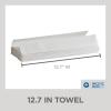 Pacific Blue Basic‚ C-Fold Paper Towels by GP PRO, White, 20603, 240 Towels per Pack, 10 Packs(2 400 paper towels)