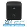 Pacific Blue Ultra 8″ High-Capacity Automated Touchless Paper Towel Dispenser by GP PRO (Georgia-Pacific); Black; 59590; 12.9″ W x 9″ D x 16″ H; 1 Dispenser(Automated dispenser)