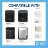 Pacific Blue Ultra 8″ High-Capacity Automated Touchless Paper Towel Dispenser by GP PRO (Georgia-Pacific); Black; 59590; 12.9″ W x 9″ D x 16″ H; 1 Dispenser(Automated dispenser)