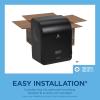 Pacific Blue Ultra 8″ High-Capacity Automated Touchless Paper Towel Dispenser by GP PRO (Georgia-Pacific); Black; 59590; 12.9″ W x 9″ D x 16″ H; 1 Dispenser(Mechanical dispenser)