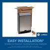enMotion® Flex Automated Touchless Roll Paper Towel Dispenser by GP PRO (Georgia-Pacific), Stainless, 59766, 13.1” W x 7.96” D x 21.25” H, 1 Dispenser