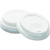 Dixie 8 oz. Dome Hot Coffee Cup Lids by GP PRO (Georgia-Pacific), Black, DL9538B, 1,000 Count (100 Lids Per Sleeve, 10 Sleeves Per Case), Small(White)