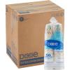 Dixie PerfecTouch 10 oz Paper Coffee Cups and Lids By GP PRO, Coffee Haze Design, 300 Disposable Cups and Lids (50 Disposable Cups and Lids Per Pack, 6 Packs Per Case), 5310COMBO600(White)
